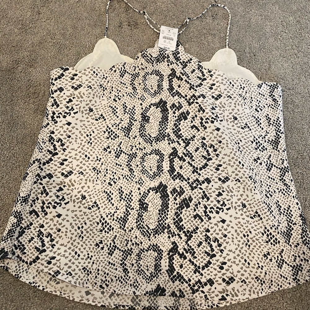 J Crew scallop camisole